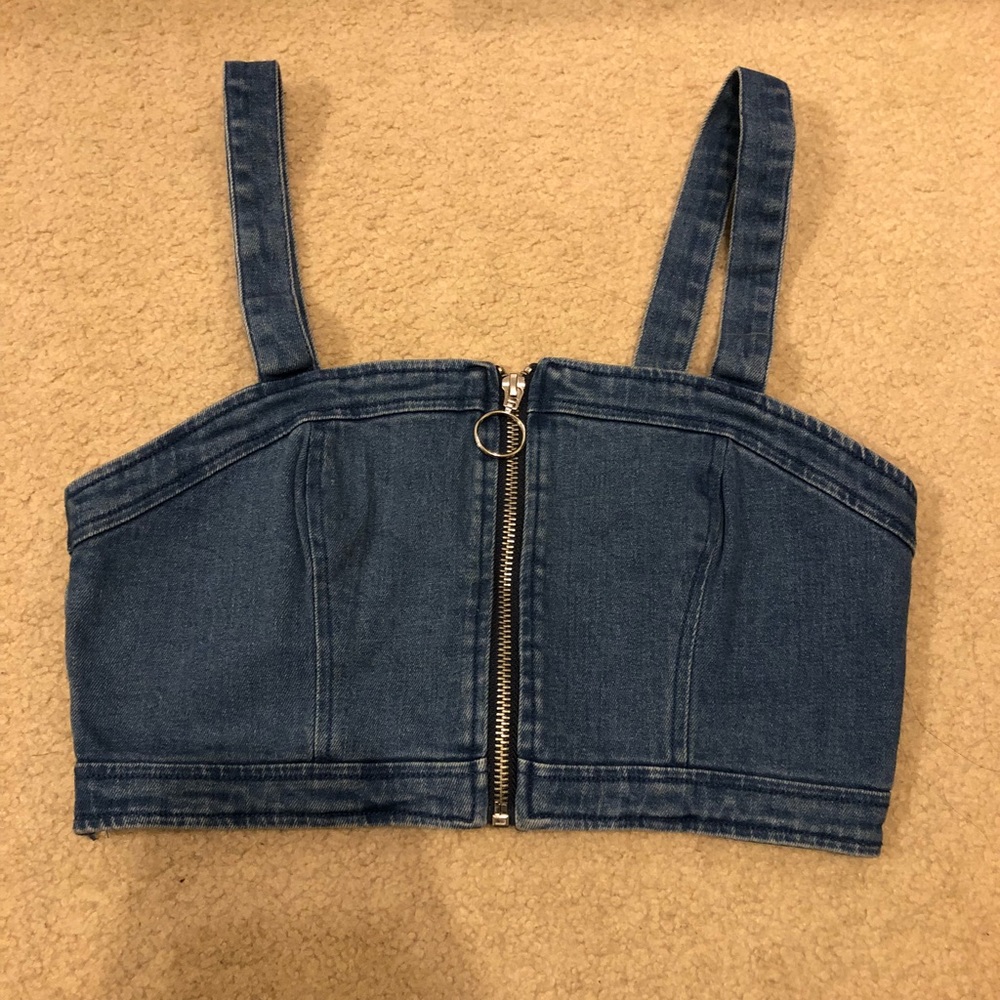 Denim Crop Top